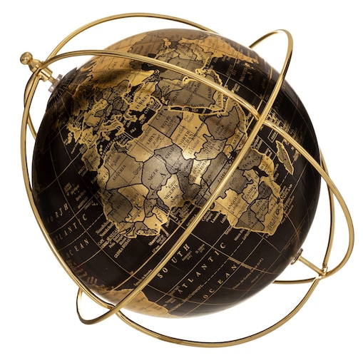 Globus dekoracyjny na stylowej podstawie, Ø 21cm