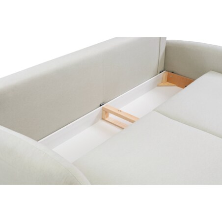 Nowoczesna sofa z funkcją spania SOFTI BEŻOWA