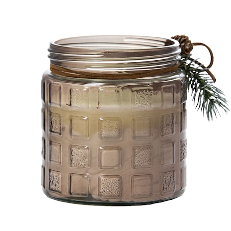 Świeczka Zapachowa Świeca Świąteczna Zapach Drzewny Dekoracja Brązowa