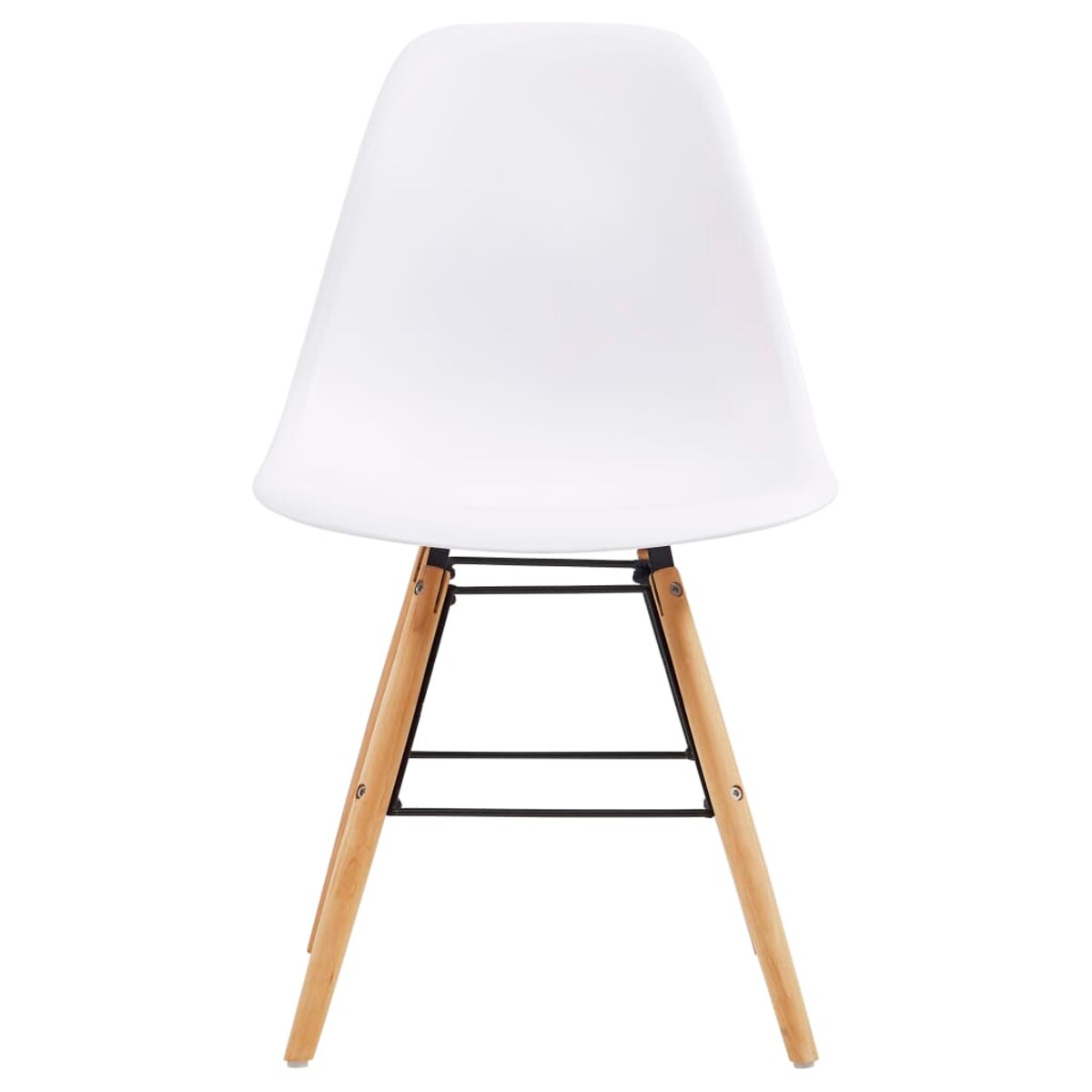 vidaXL 3-częściowy zestaw jadalniany, plastik, biały