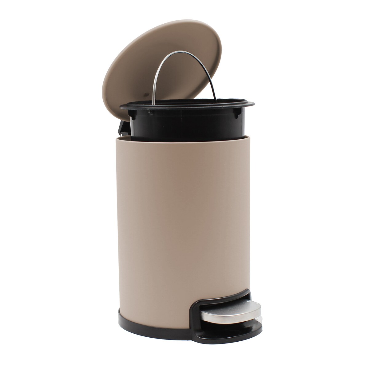 Łazienkowy kosz na śmieci z cichym domykaniem, 3 l, METALINE