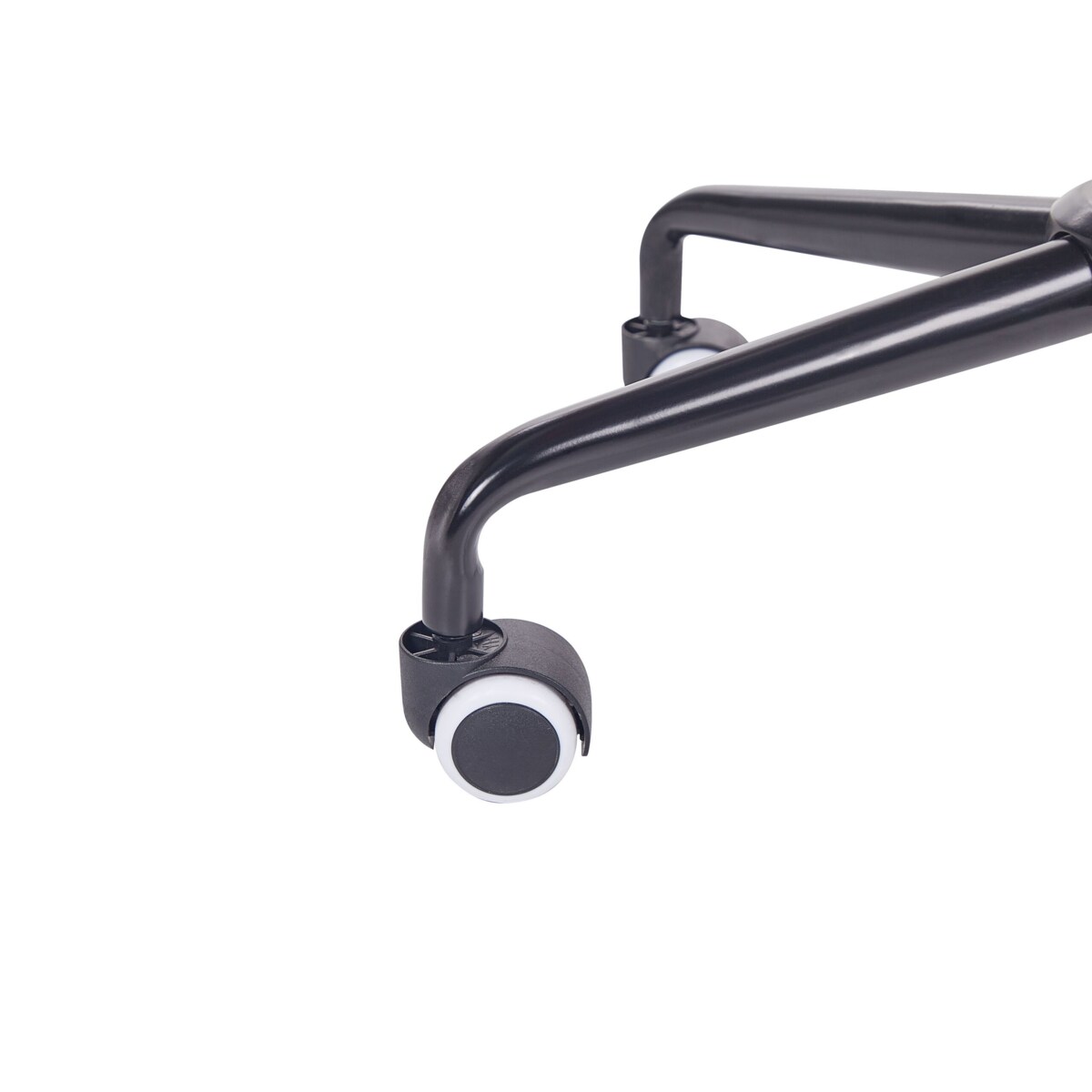 Krzesło biurowe regulowane ekoskóra żółte PAWNEE