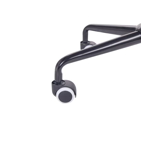 Krzesło biurowe regulowane ekoskóra żółte PAWNEE