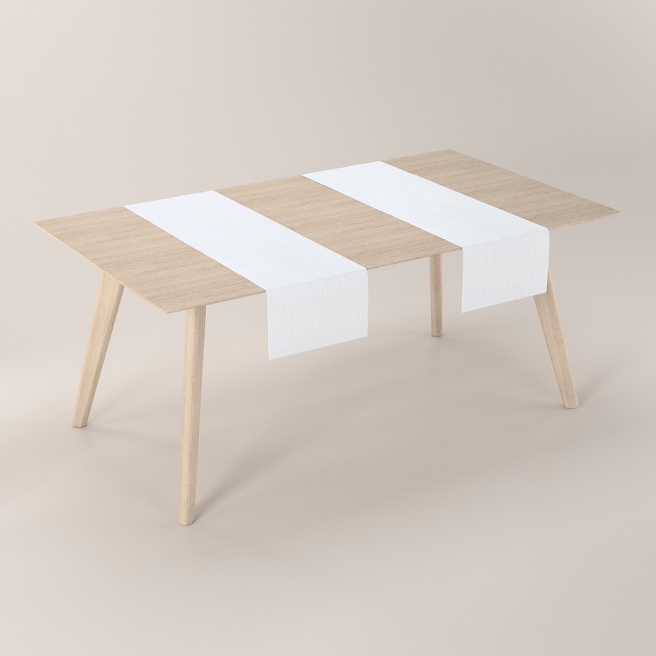 Bieżnik prostokątny 40x130 biały