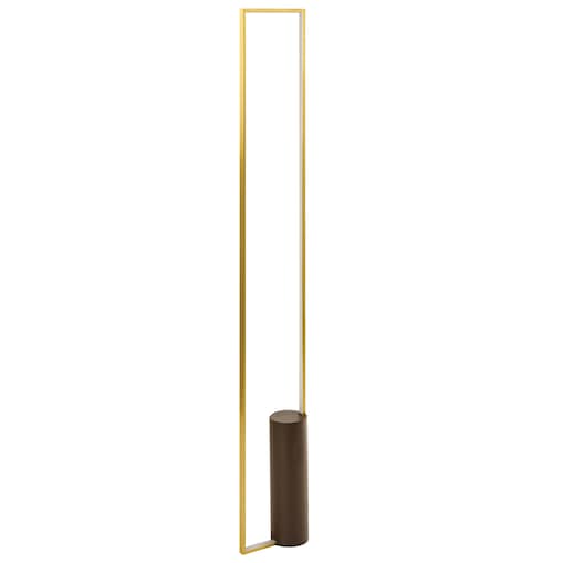 Lampa podłogowa LED PATRICIO Metal Złoty