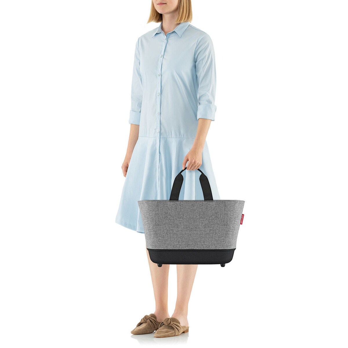 Koszyk SHOPPINGBASKET, twist silver