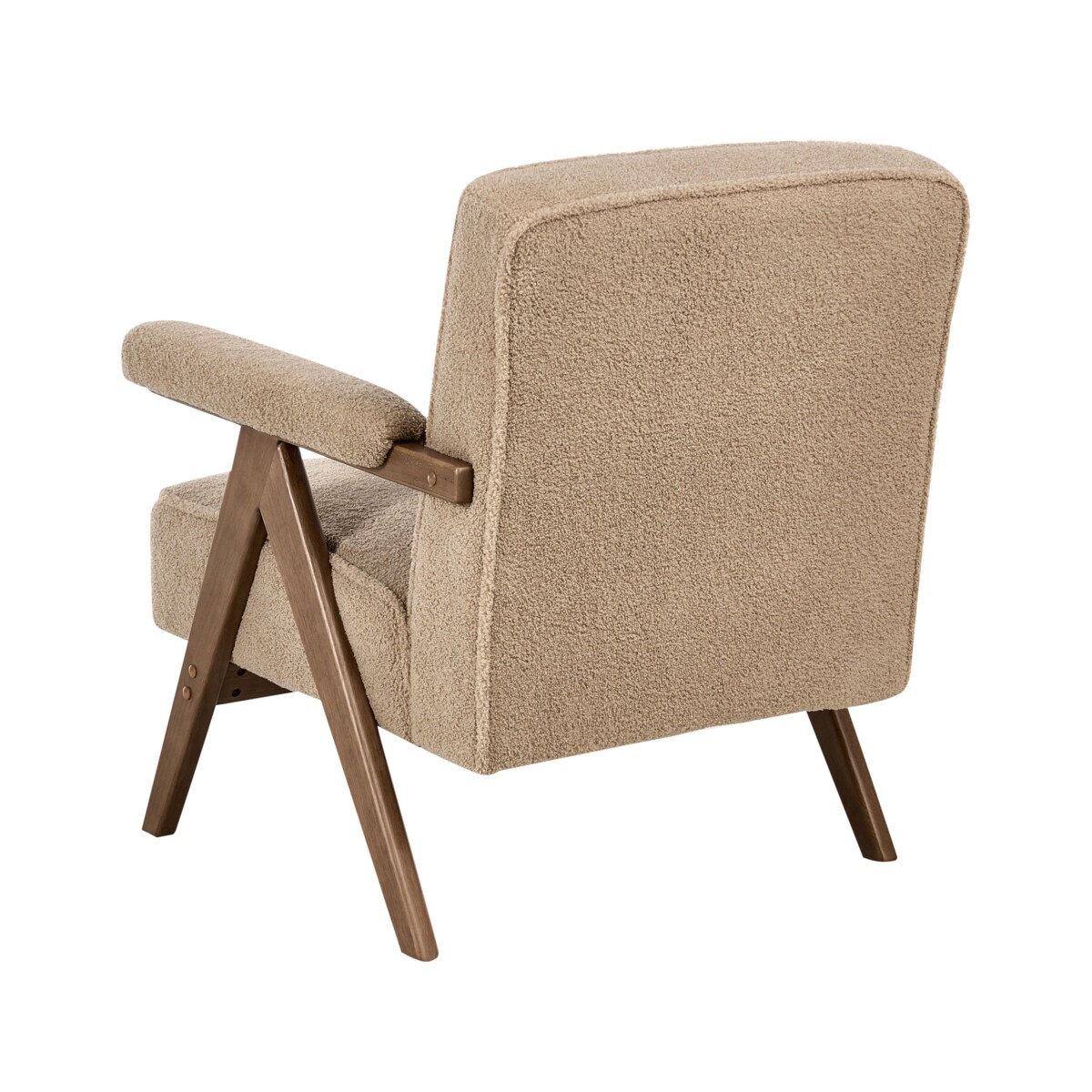 Fotel EVJE Boucle Piaskowy