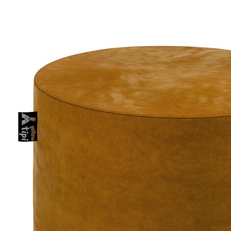 Puf Bobby, miodowy, ø40, wys. 40 cm, Posh Velvet