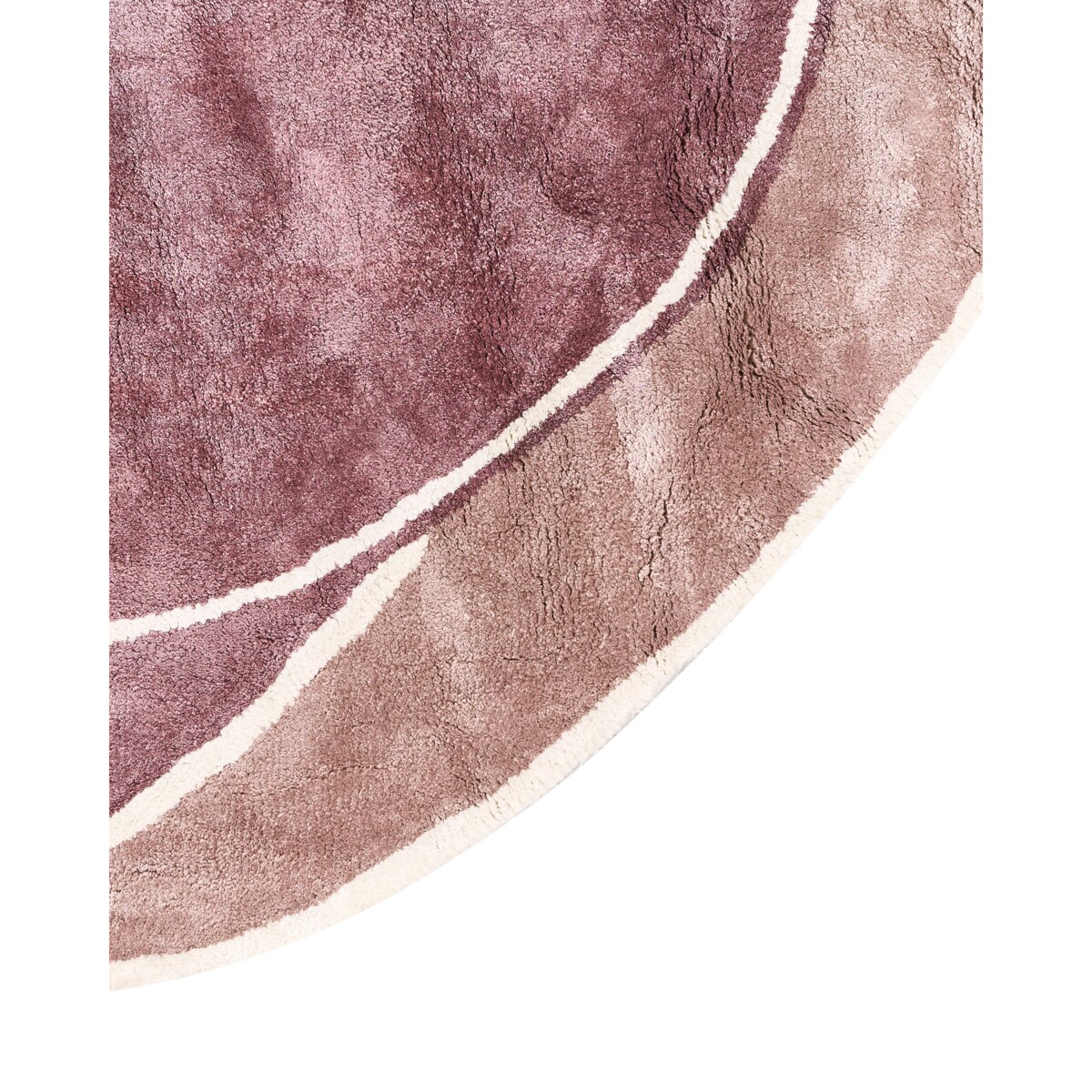 Dywan KANRACH Różowy 200 x 200 cm Wiskoza