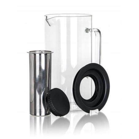 DZBANEK SZKLANY Z ZAPARZACZEM 2,5 L banquet sitko na herbatę zioła napoje