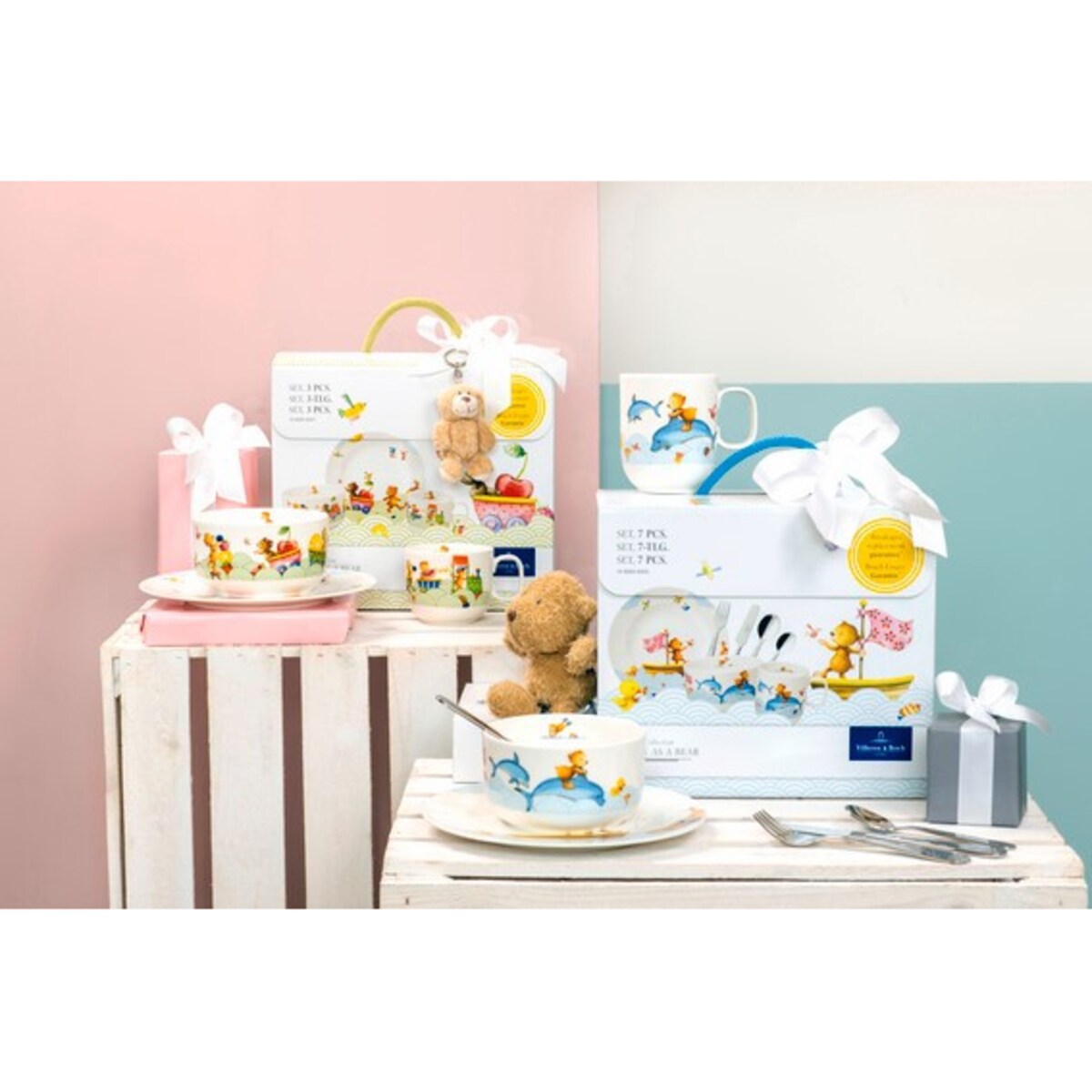 Zestaw zielony Hungry as a Bear, 7 el, Villeroy & Boch