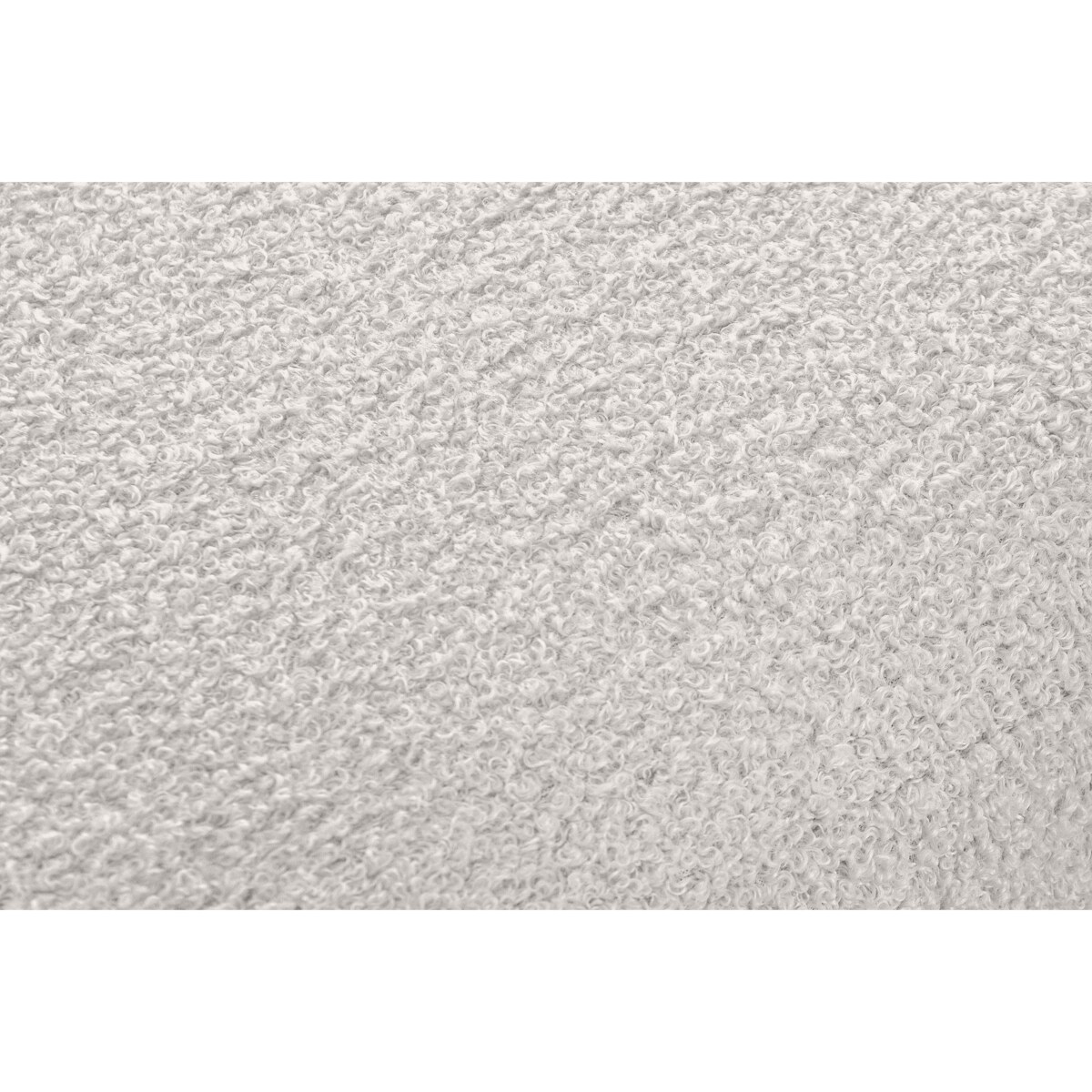 KONSIMO TAGIO Biały skandynawski fotel z tkaniny jagnięcej