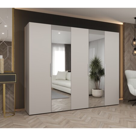 Szafa uchylna otwierana MARBELLA 2 250 wys. 202 cm Kaszmir + u. Kaszmir