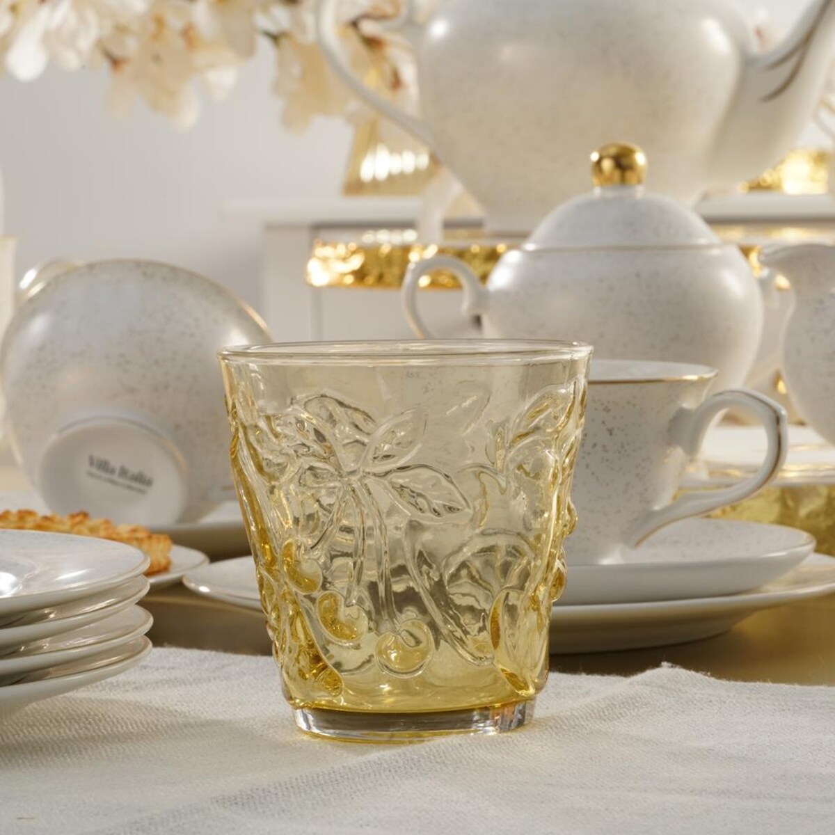 VILLA ITALIA Szklanka miodowa 270 ml FRUTTI