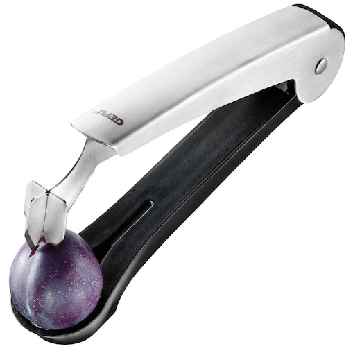 Drylownica z krzyżowym nożem do usuwania pestek, poręczny gadżet z możliwością złożenia