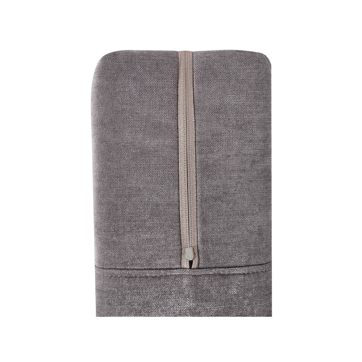 Łóżko kontynentalne z pojemnikami 180 x 200 cm beżowoszare MINISTER