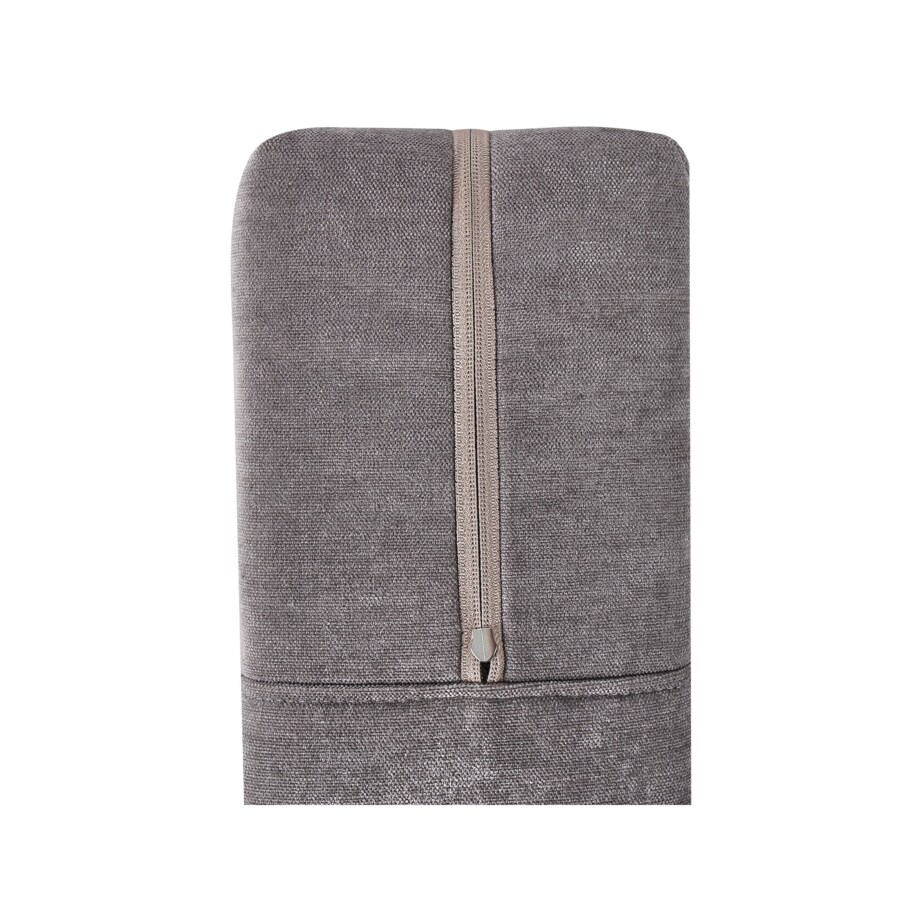 Łóżko kontynentalne z pojemnikami 180 x 200 cm beżowoszare MINISTER