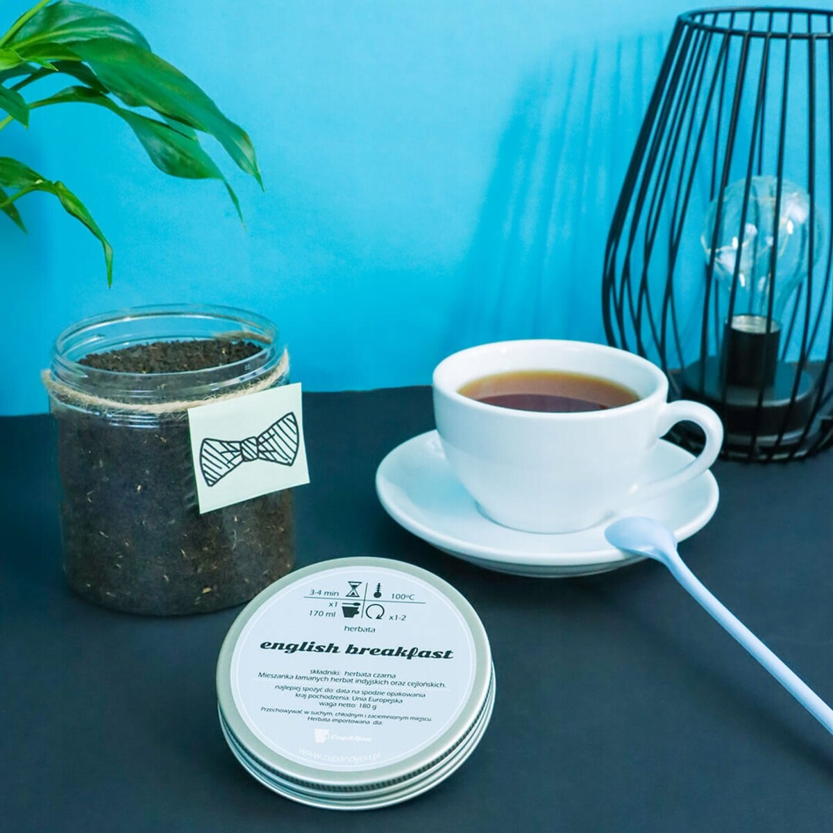 Herbata czarna ENGLISH BREAKFAST mieszanka o mocnym i pełnym aromacie - herbata liściasta sypana mieszanka napar susz - gotowa na prezent upominek