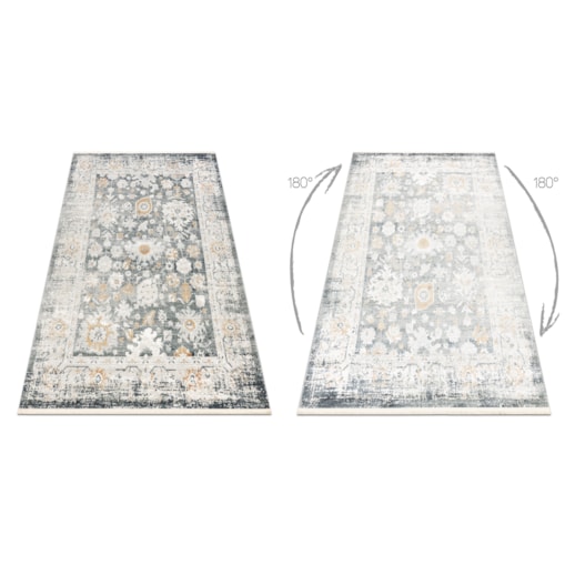 Dywan DISTIN 0835A szary / jasnoszary / 120x170 cm