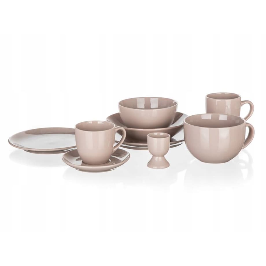 KUBEK ceramiczny kolor latte 800 ml duży jumbo na zupę herbatę jedzenie