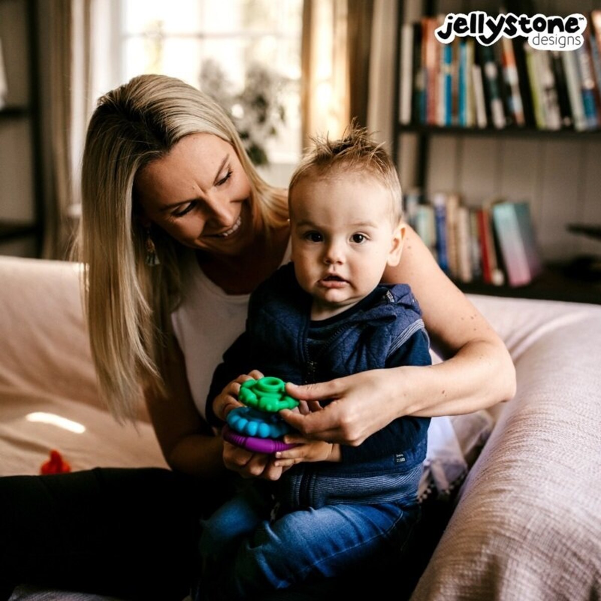 Gryzak mała wieża, tęczowy, Jellystone