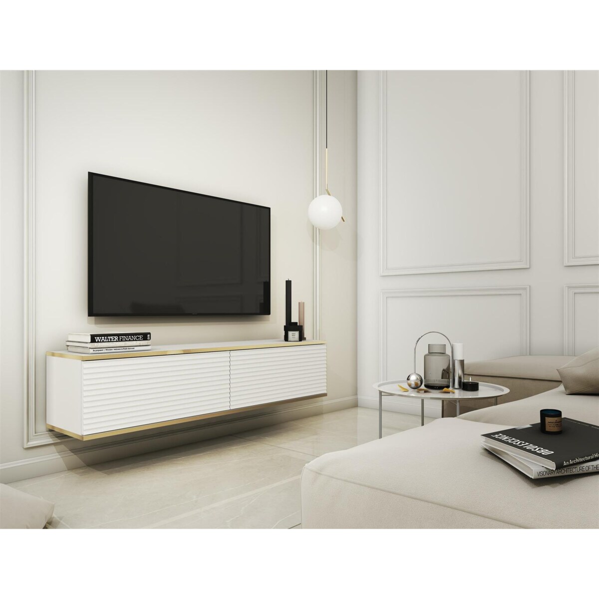 Szafka RTV wisząca Hollar frez 135cm