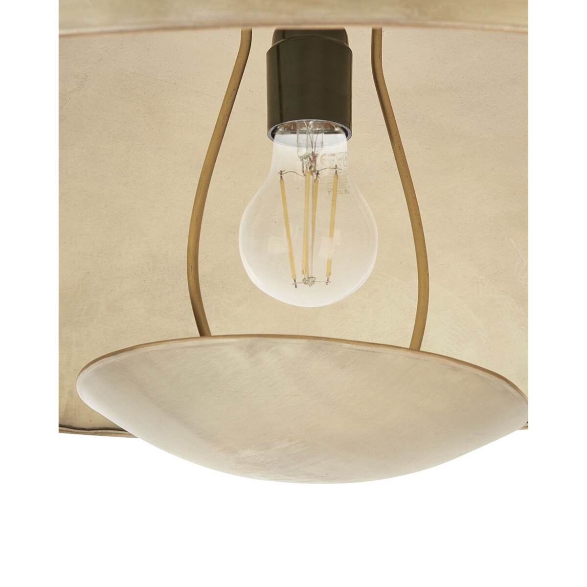 Lampa wisząca metalowa mosiężna AGRANI