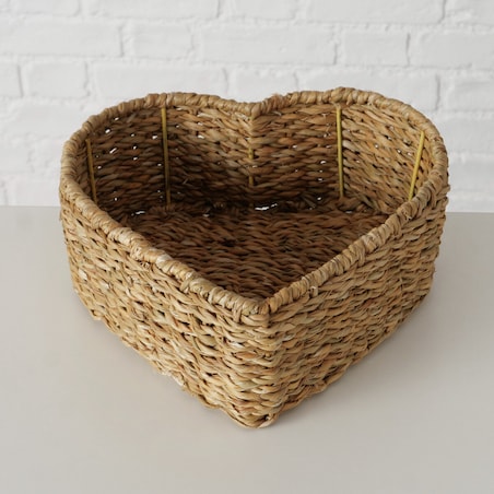 Koszyki dekoracyjne w kształcie serca LOVE, 2 szt.