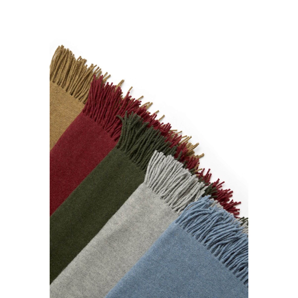 Koc z wełny merino classic grey