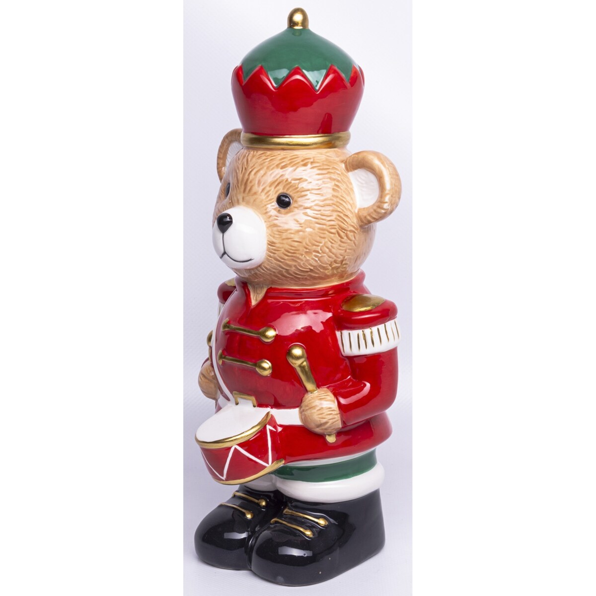 Figurka niedźwiadek 30x1312 cm USO z w czerwonym mundurze