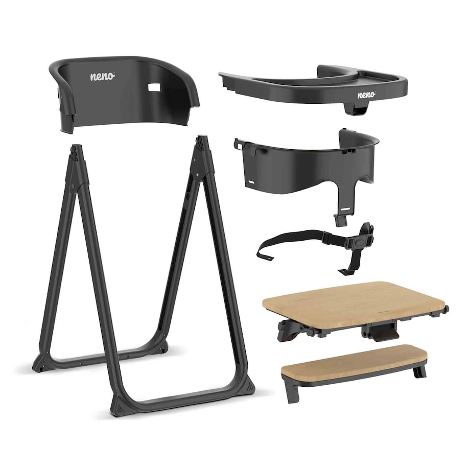 NENO SAPORI Black Wielofunkcyjne krzesełko do karmienia 4w1