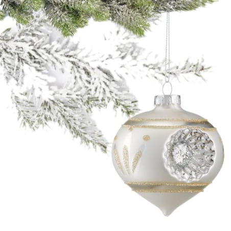 VILLA ITALIA Bombka szklana z reflektorem 8 cm