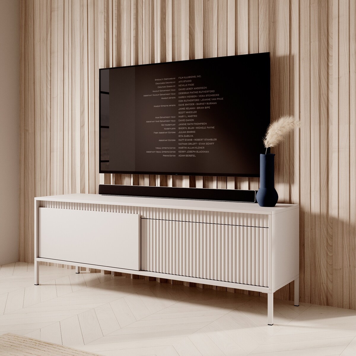 Szafka RTV 53,4x153,5x39,5 cm LEMAL beżowy