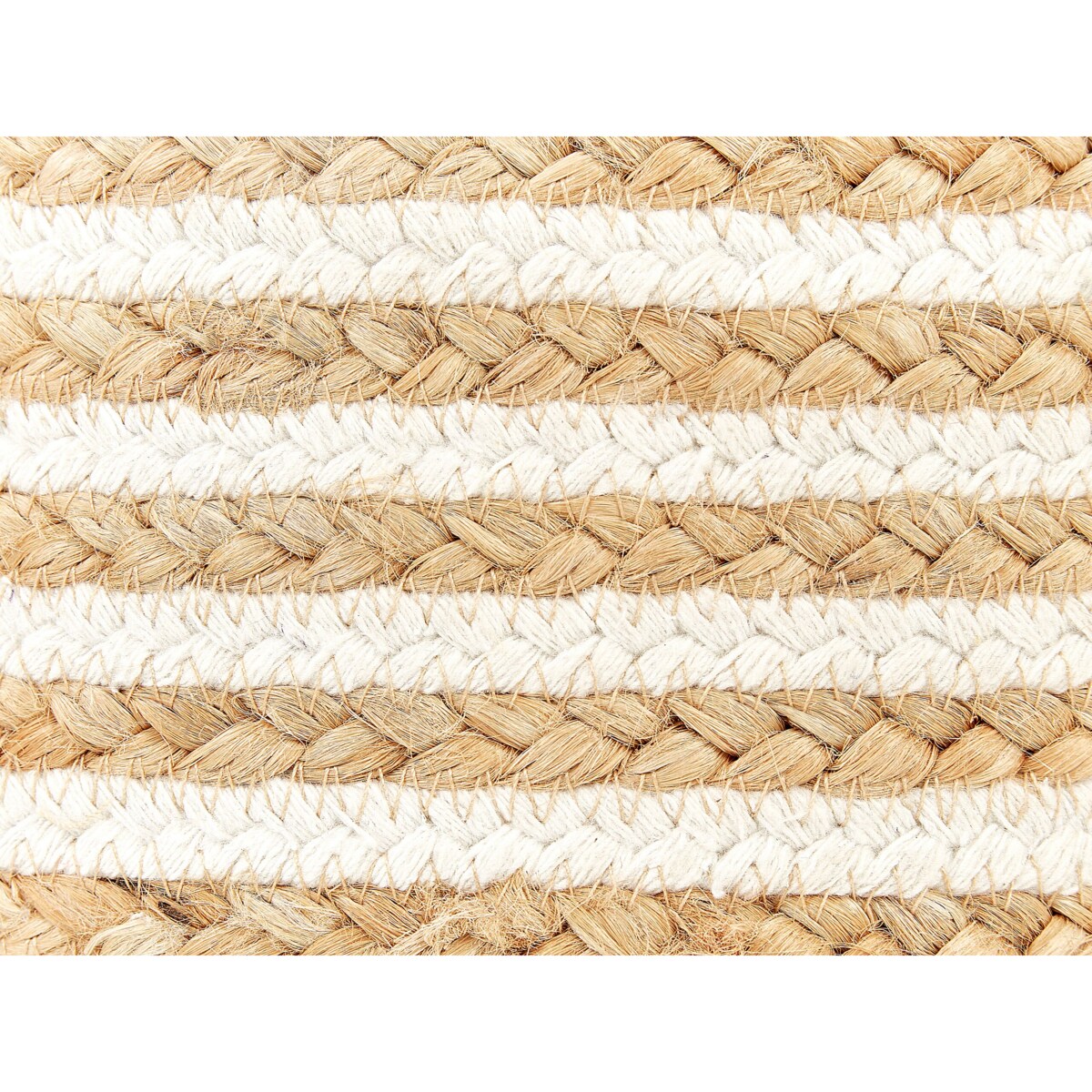 Puf z juty 40 cm beżowa RESAFA