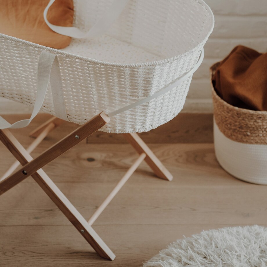 Stojak na kosz Happy Moses - Smart Stand - lakier bezbarwny