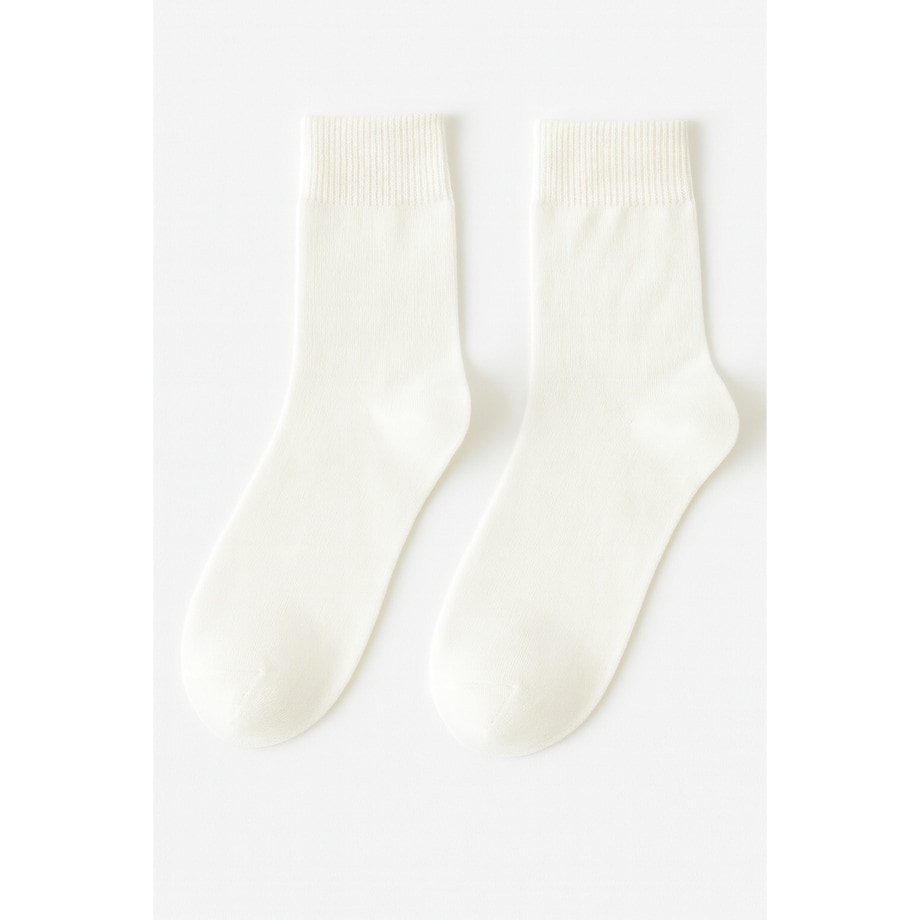 Białe skarpety męskie – Klasyczna bawełna premium 39–43