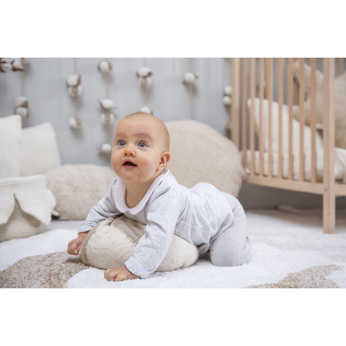 Poduszka kwiat bawełny Cotton Boll Lorena Canals