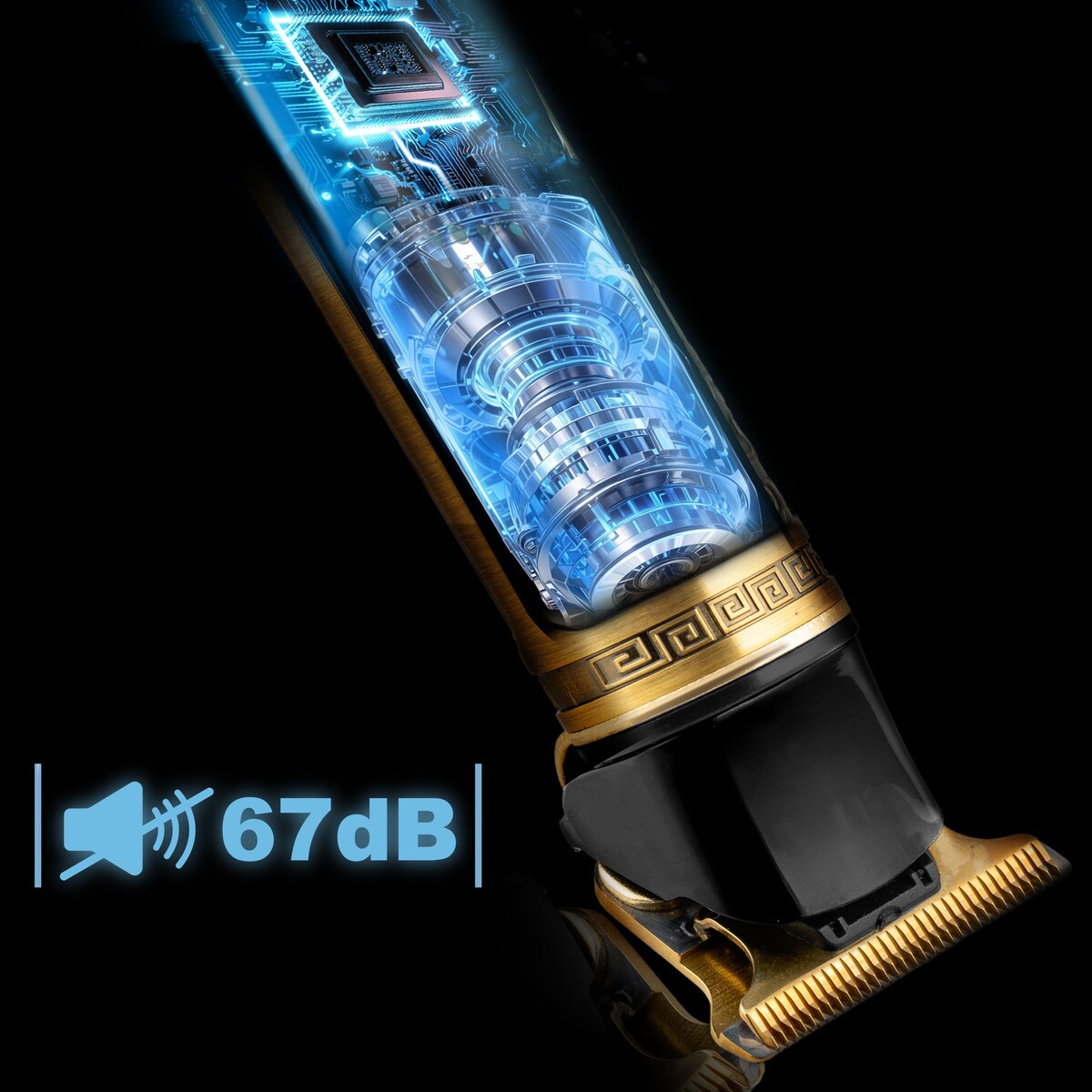 Maszynka do strzyżenia włosów brody Berdsen BD-261 złota Lew