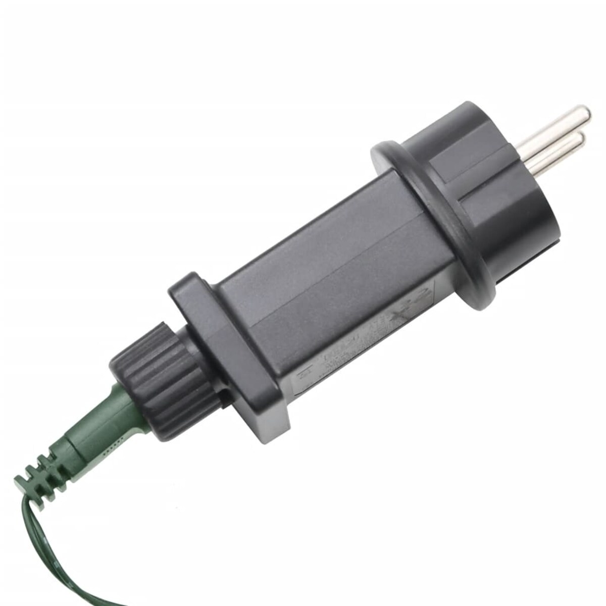 vidaXL Choinka LED na maszcie 550 LED Zimna biel 300 cm