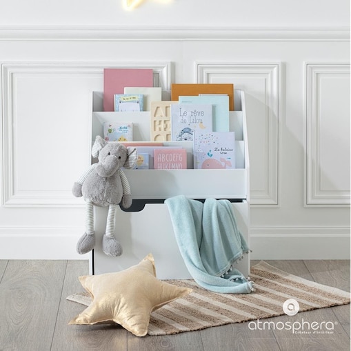 Regał na książki z szufladą, 3 półki