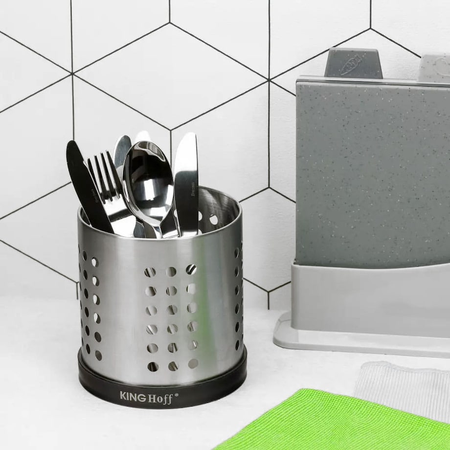 Ociekacz na sztućce ze stali nierdzewnej KINGHOFF