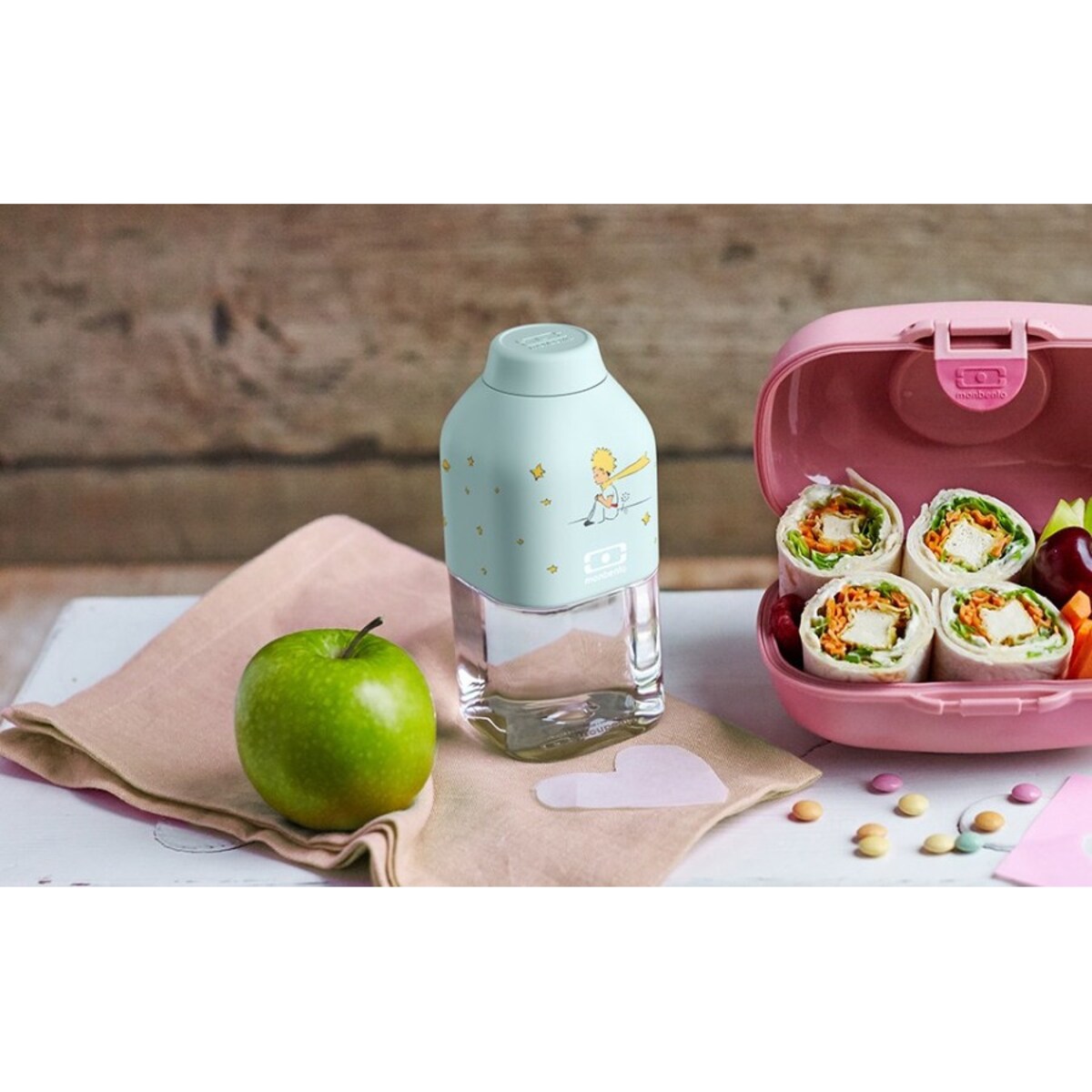 Butelka na wodę S The Little Prince Positive, 330 ml, Monbento