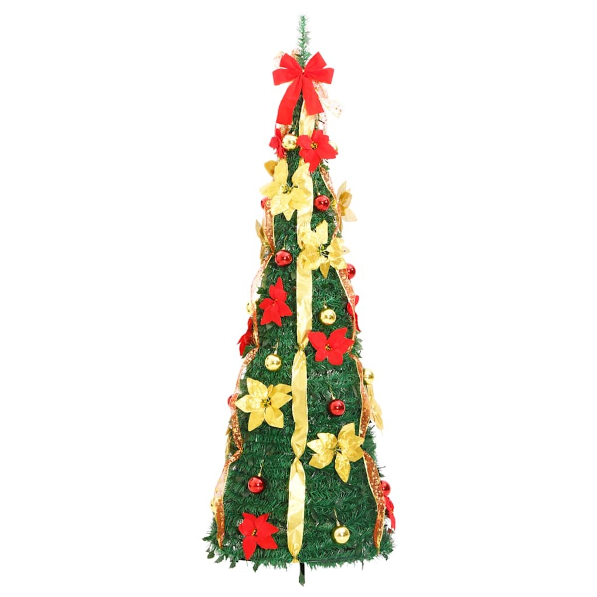vidaXL Sztuczna choinka typu pop-up, 150 LED, zielona, 180 cm