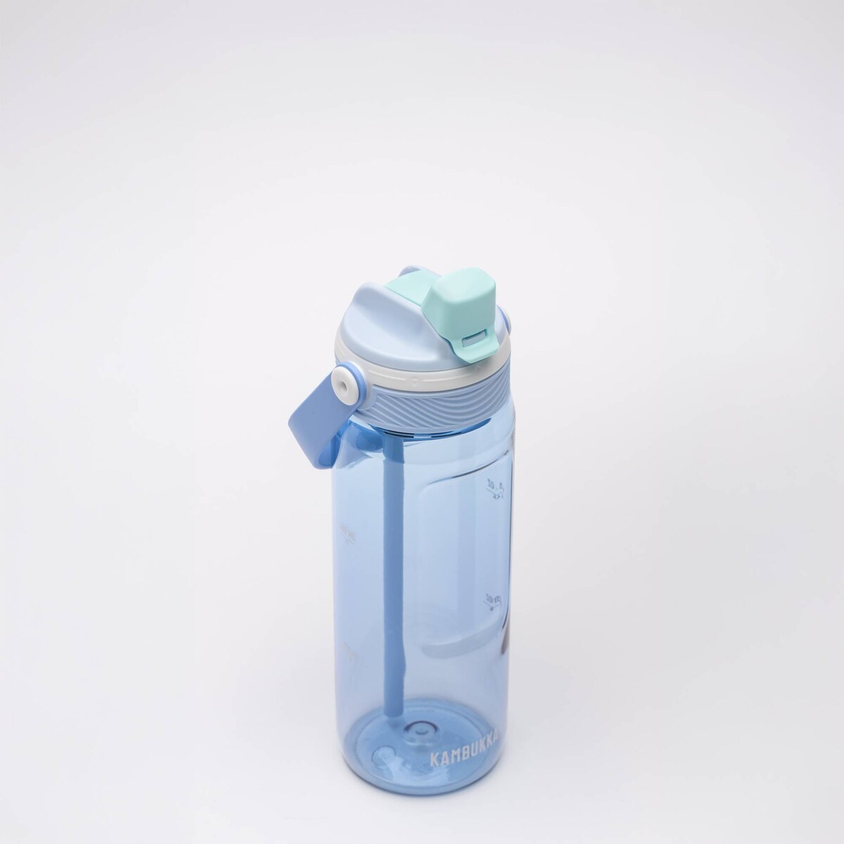 Butelka ze słomką na wodę z tritanu bidon sportowy Dupla 750ml - Sky Cloud