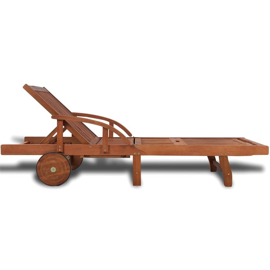 vidaXL Składany leżak, lite drewno akacjowe