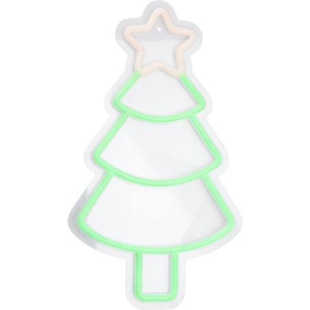 Świąteczny neon na ścianę, LED, 23 x 22 cm