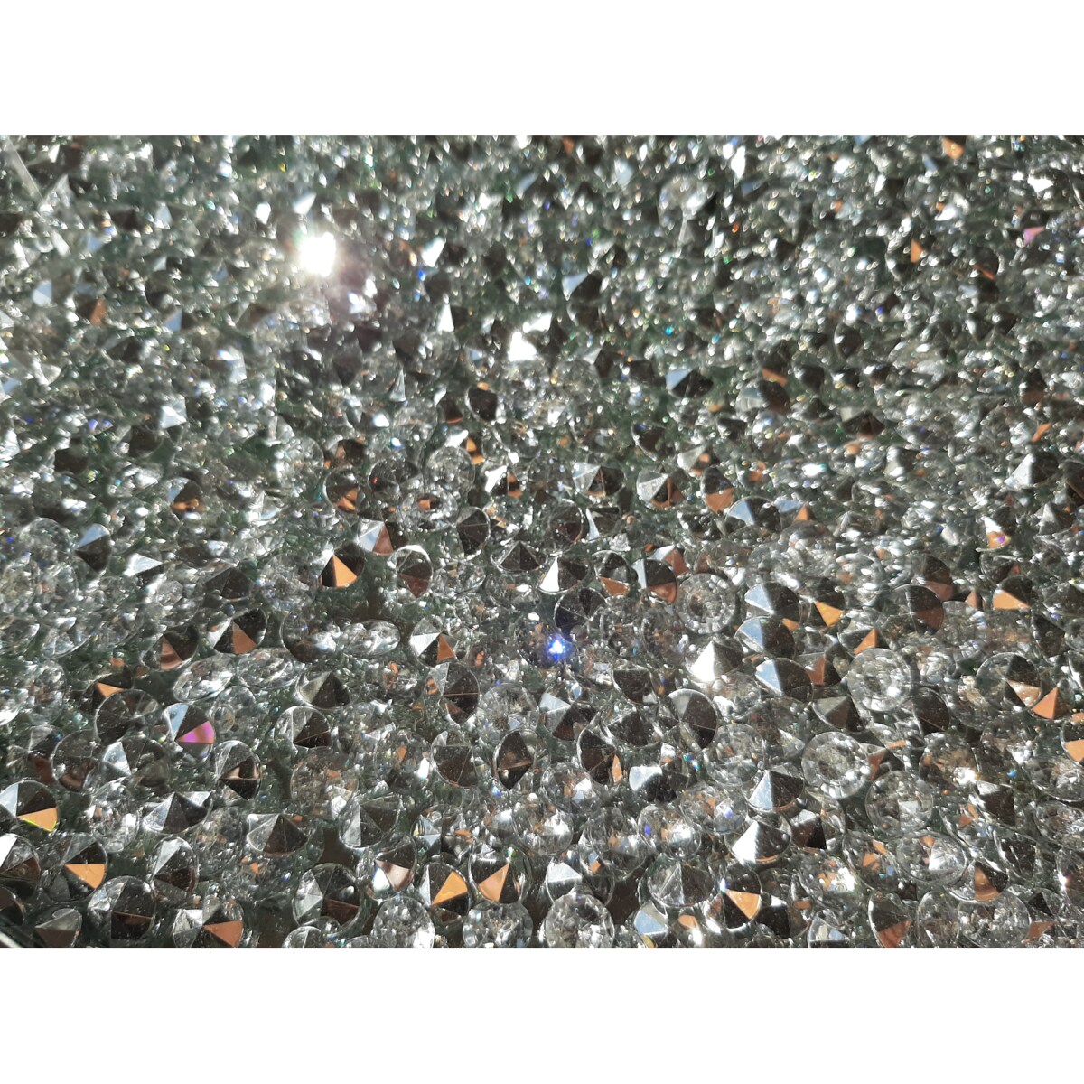 Lustrzana szafka RTV komoda z kryształkami Milion Diamonds Premium Glamour XL 150x40x55