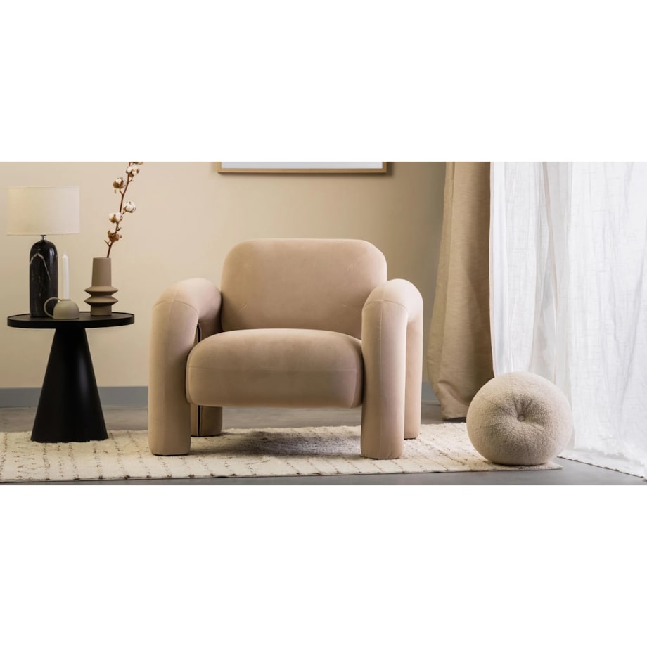 Fotel wypoczynkowy 75x87x81,5 cm TUBITA