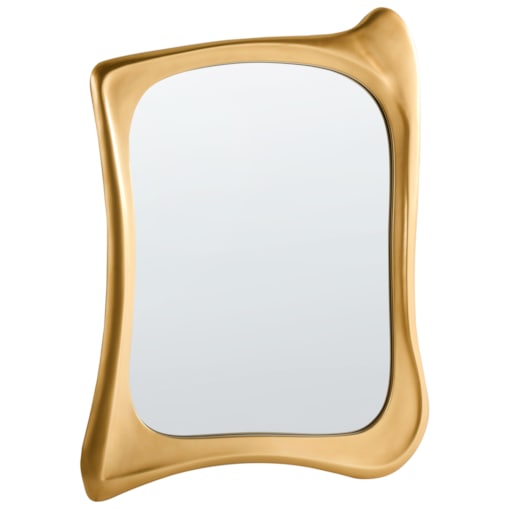 Lustro ścienne CONCARNEAU 85 cm 94 cm Złoty