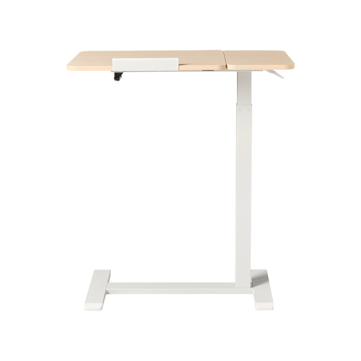 Regulowany stolik pod laptopa SCHOLA Jasny brąz/ biały 70 cm 40 cm